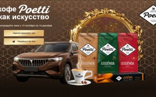 Акция «Кофе Poetti как искусство»
