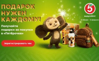 Акция «Подарок нужен каждому» в Пятерочке