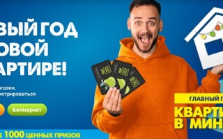 Промо игра «Новый год в новой квартире!» — регистрация кода и розыгрыш призов