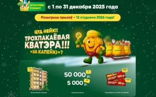 Рекламная игра Грошык «Шчаслівы кошык (Счастливая корзина)»