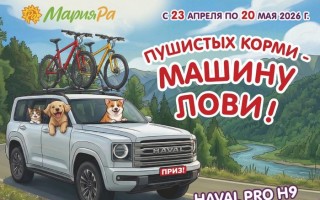 Как принять участие в акции «Пушистых корми — машину лови!» от Мария-Ра и получить призы