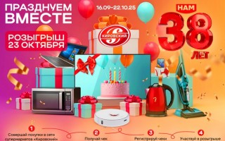 Акция «День рождения Кировского 38 лет»