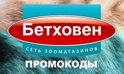 Промокоды в зоомагазин Бетховен на скидку на первый и повторный заказ