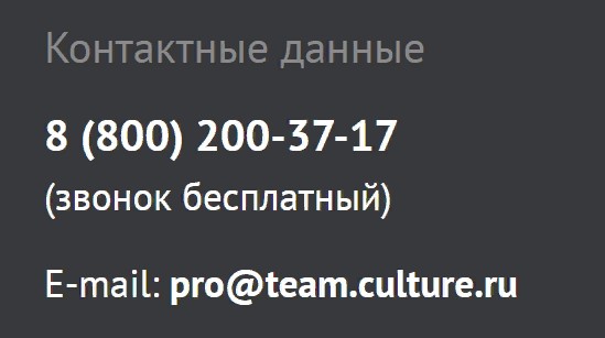 контакты