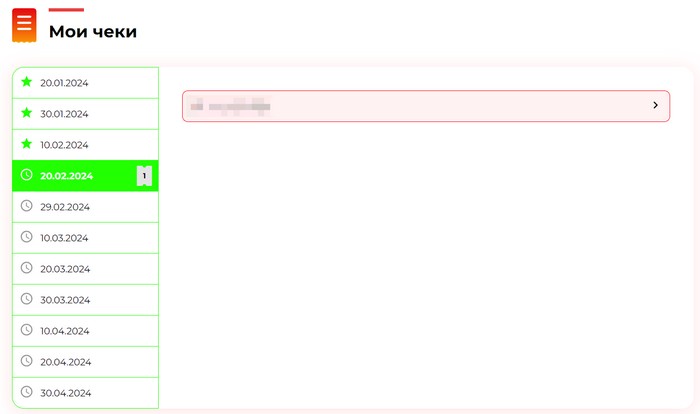 мои чеки
