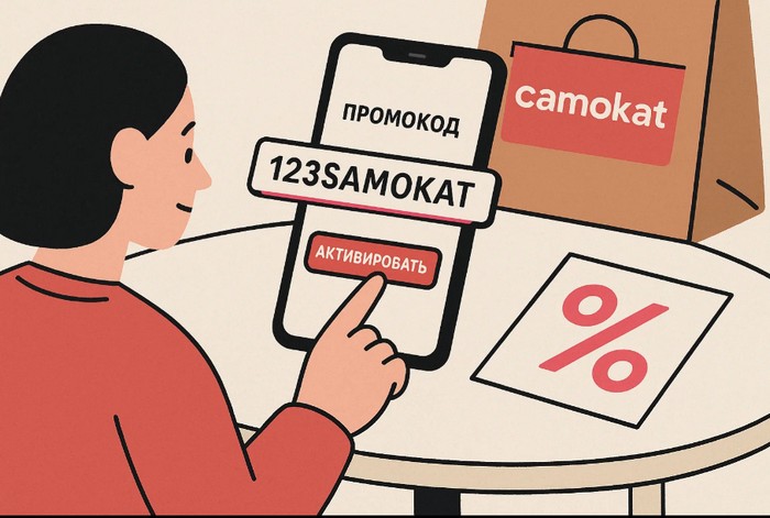активация промокода самокат