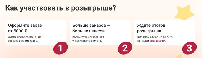 как участвовать в розыгрыше деликатеска