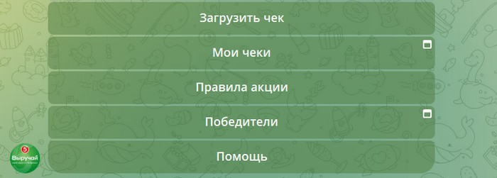 загрузка чека в акции выручай миллион