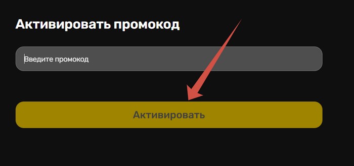 активация промокода премьер