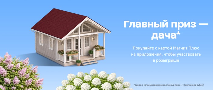главный приз дача