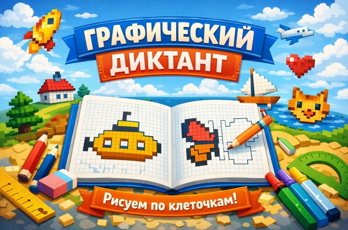 графический диктант по клеточкам