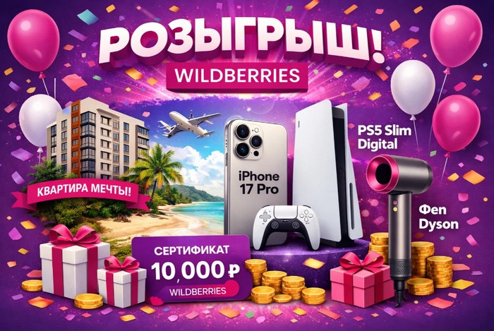 розыгрыш вайлдберрис 2026