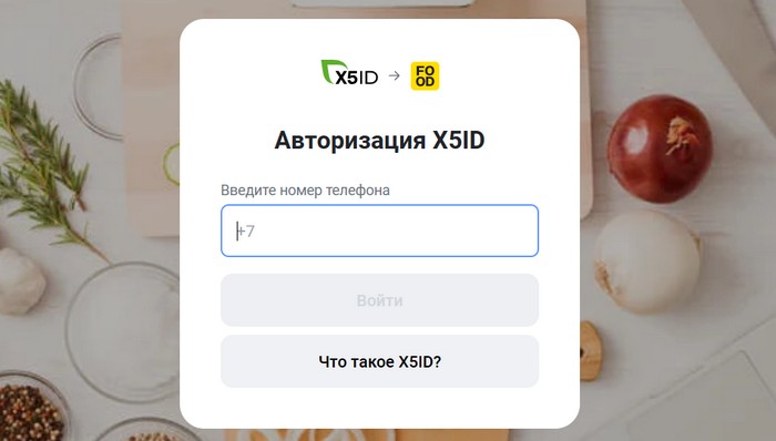 авторизация в гтакции в пятерочке